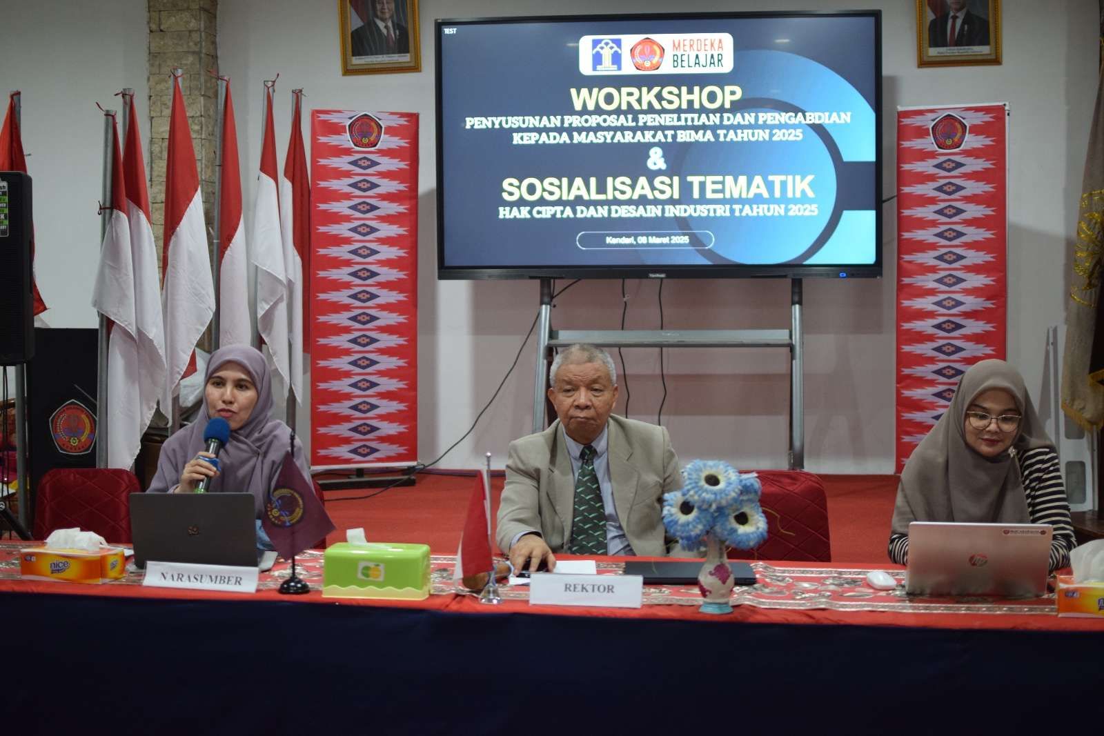 Sosialisasi Hak Cipta di Unsultra